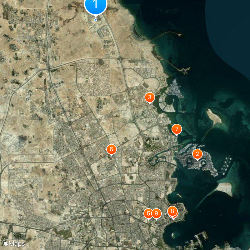 Losail International Circuit Kaart