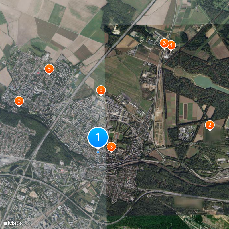 Saint-Cyr-l'École Map