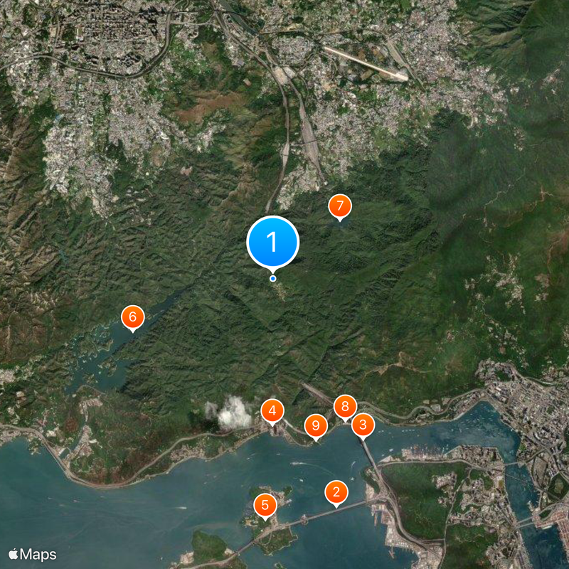Tai Lam Tunnel Map