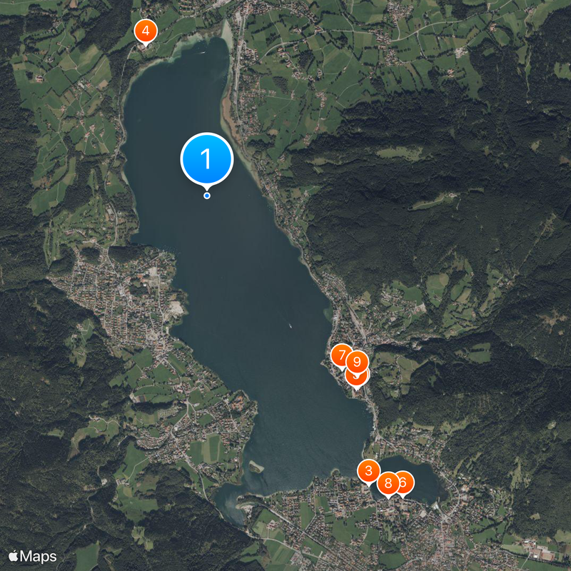 Tegernsee Map