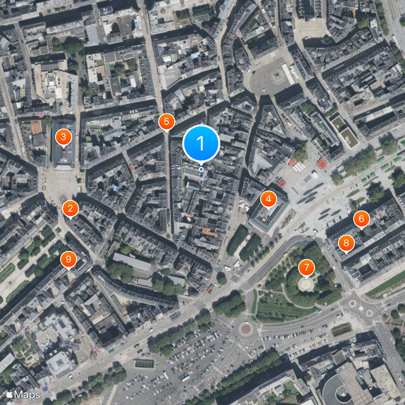 Passage Pommeraye Map