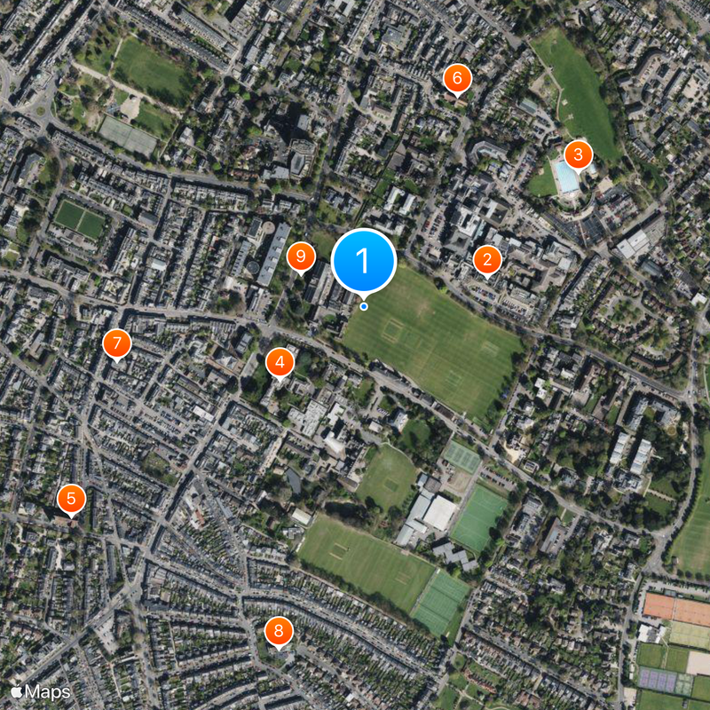 Cheltenham College Mappa