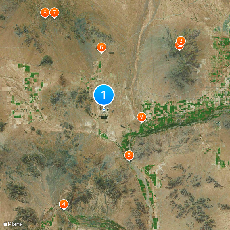 Palo Verde Nuclear Generating Station Map