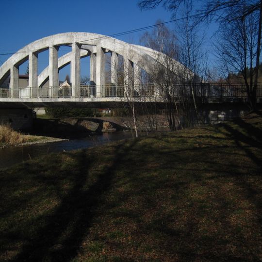 Old bridge over the Opava in Nové Heřminovy