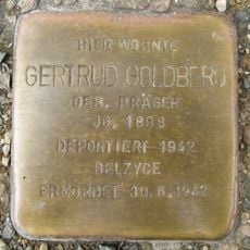 Stolperstein en memoria de Gertrud Goldberg