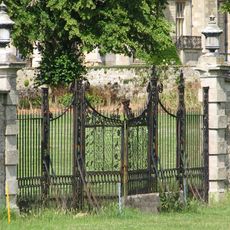 Walls, Gatepiers, Gates And Screens South And East Of Drayton House; And Banqueting House, Balustrade, Statue And Cistern