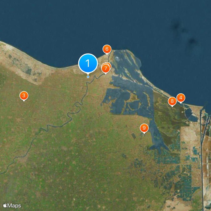 Damietta Governorate Map