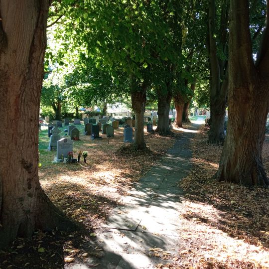 2 Gravestones At East End Of Church Of St Mary