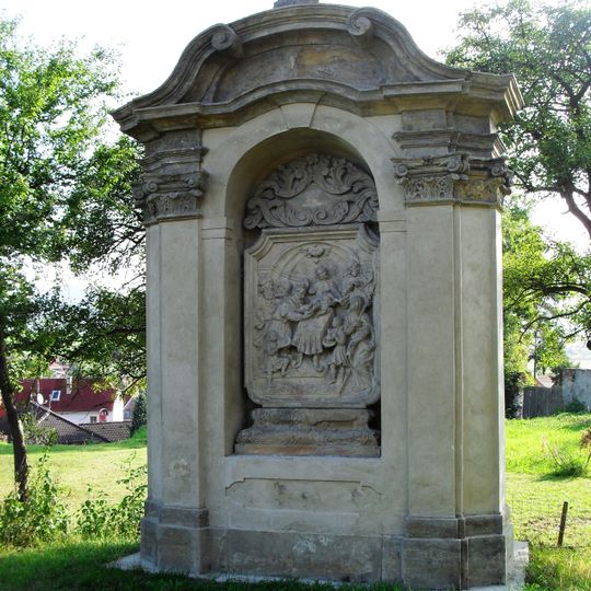 Obřezání Krista - 1. kaplička libkovických Sedmi bolestí Panny Marie ve Vtelně