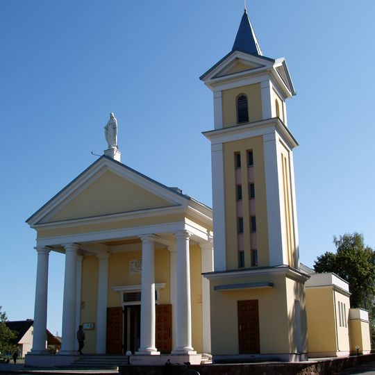 Church of the Assumption, Mickūnai