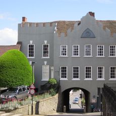 Broad Gate, including Broadgate Chambers and attached railings