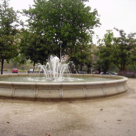 Fuente circular del parque Rodríguez Sahagún