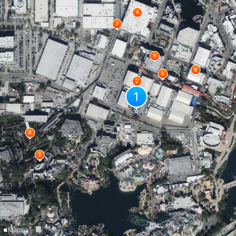 Universal Orlando Resort Carte