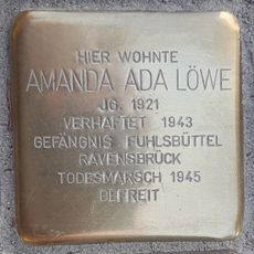 Stolperstein en memoria de Amanda Ada Löwe