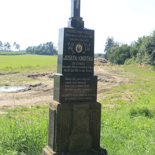 Kříž Josefa Knotka u Smrku