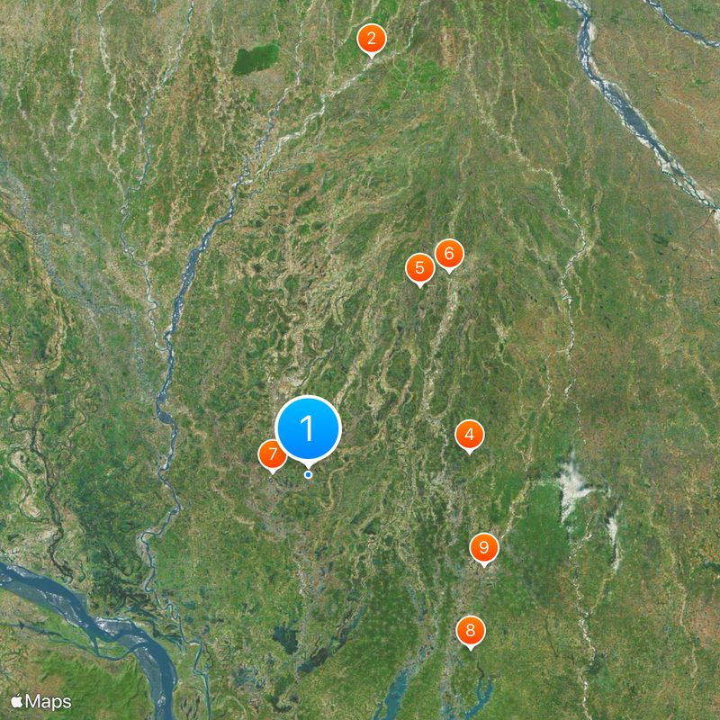 Uttar Dinajpur district Map