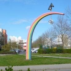 Steckenpferd träumt mit dem Regenbogen