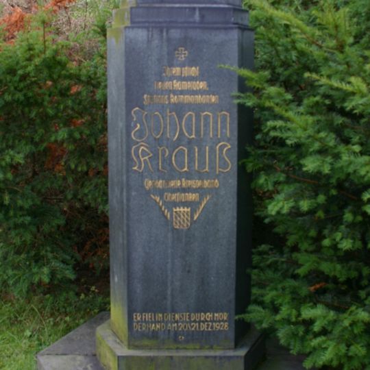 Gedenkstein für Johann Krauß