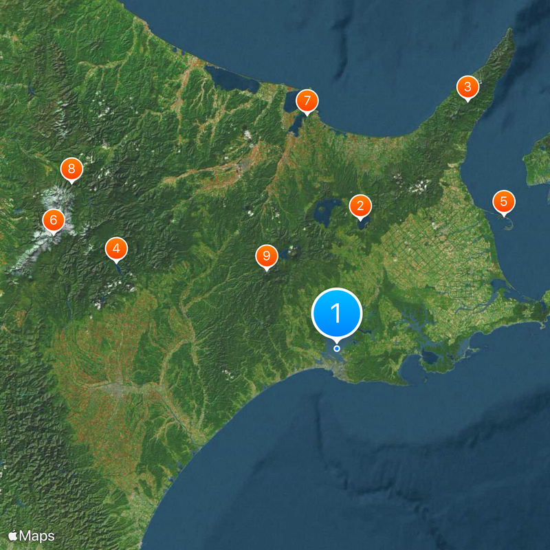 Kushiro Wetland Mapa