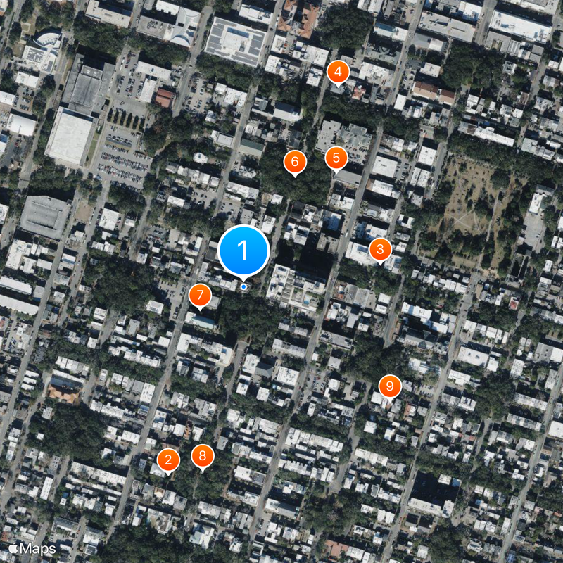 Sorrel–Weed House Map