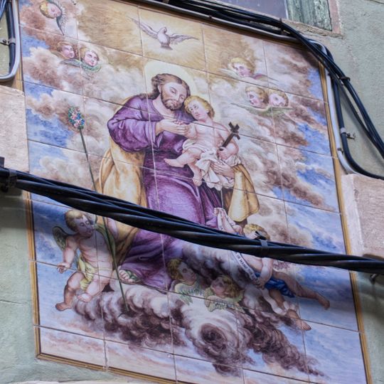 Ceramic panel of Saint Joseph