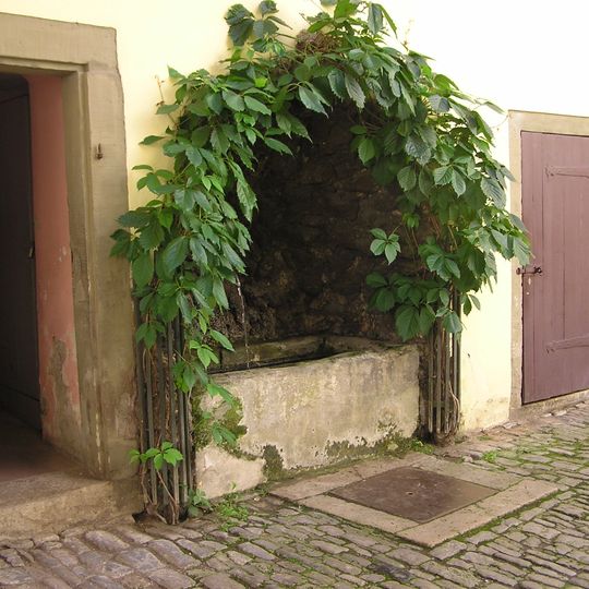 Brunnen im Hof des Goethehauses