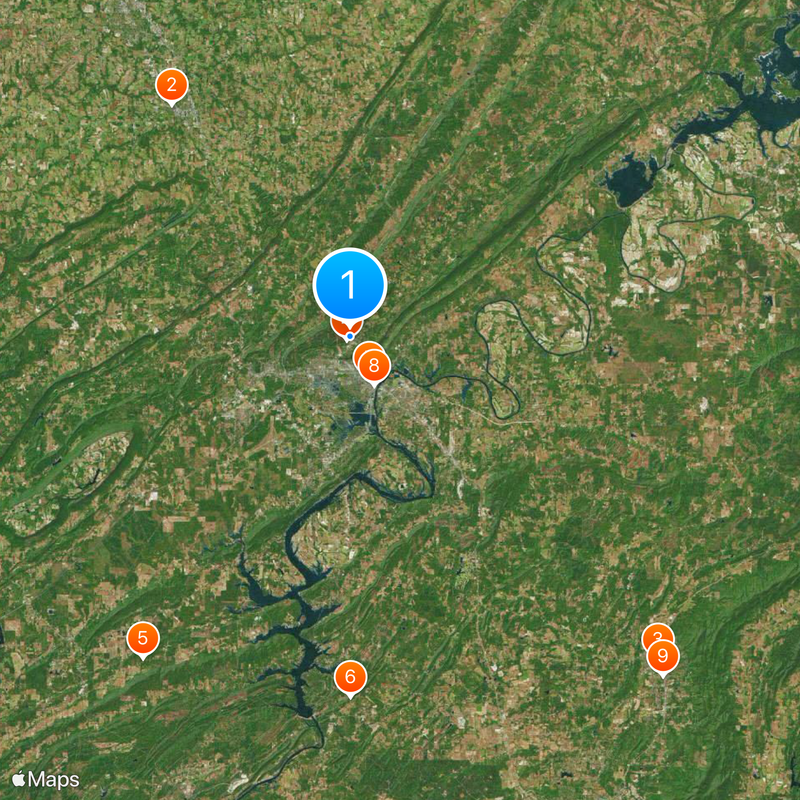Noccalula Falls Park Mappa