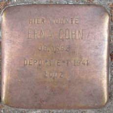 Stolperstein em memória de Erna Cohn