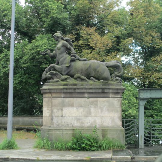 Brückenfigur an der Glienicker Brücke