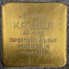 Stolperstein en memoria de Kurt Seelig