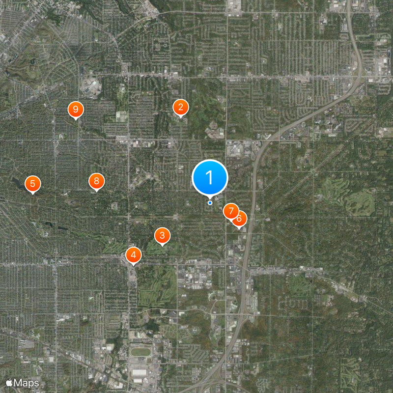 Beachwood Map