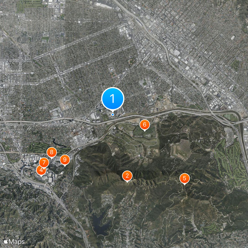 Providence Saint Joseph Medical Center Mapa