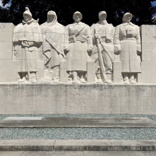 Monument to the children of Verdun who died for France