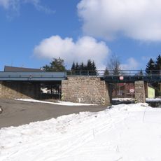 Železniční most přes Hamerskou ulici a Blatenský příkop v Horní Blatné