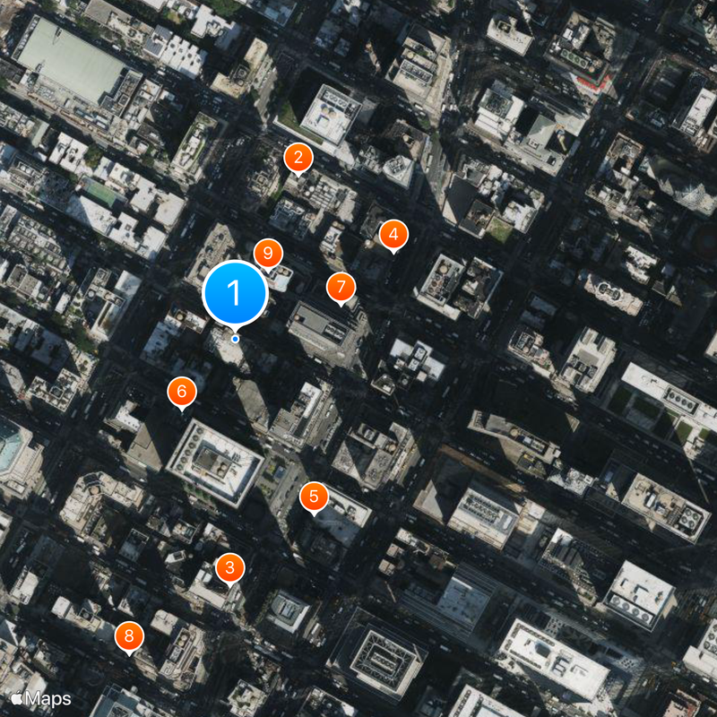 Neil Simon Theatre Mapa