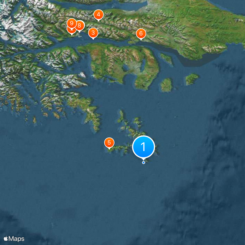 Cape Horn Map
