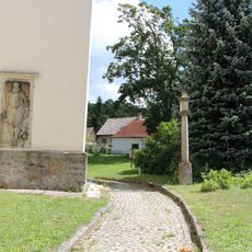 Wayside shrine near Saint Martin church in Třešť