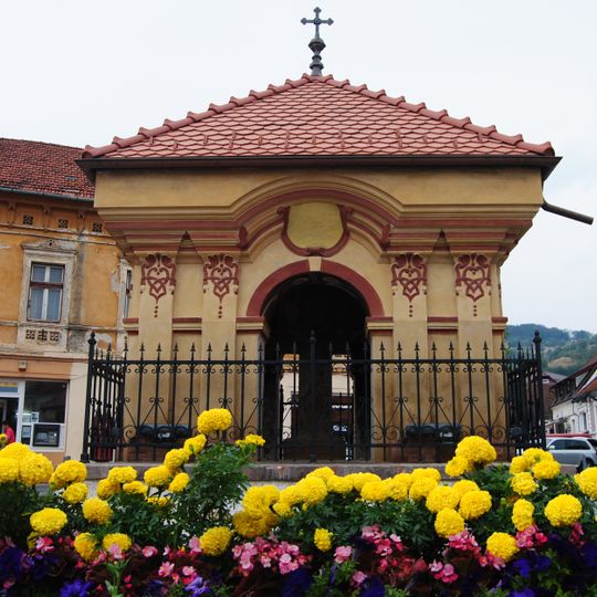 Captain Ilie Birt's cross in Union Square, Brașov