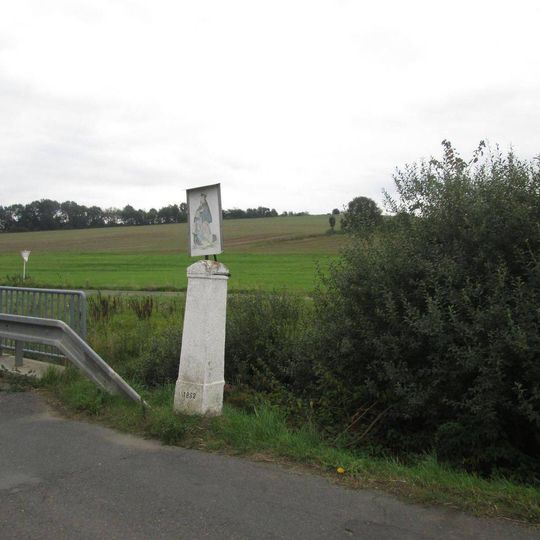 Obrázek u potoka východně od Tlumačova