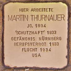 Stolperstein dedicated to Martin Thurnauer