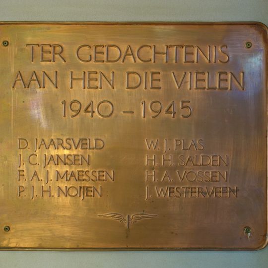 Plaquette in Station Roermond