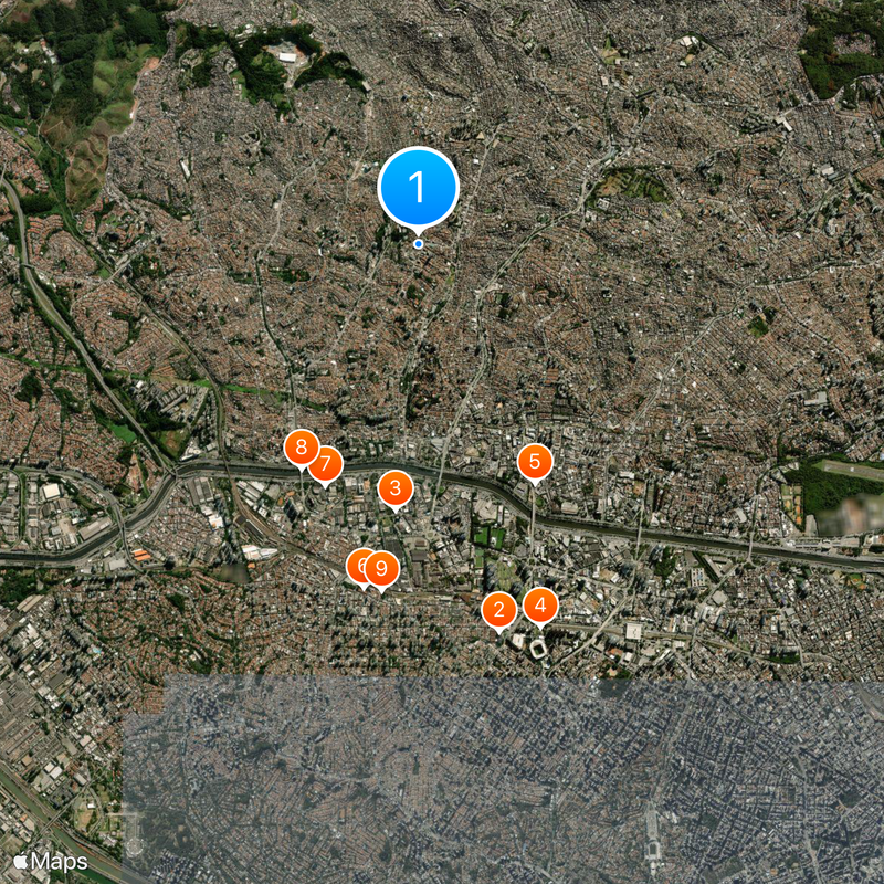 Freguesia do Ó District Map
