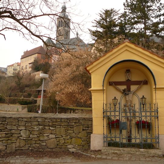 Kaplička v ulici žižkova brána v Kutné Hoře