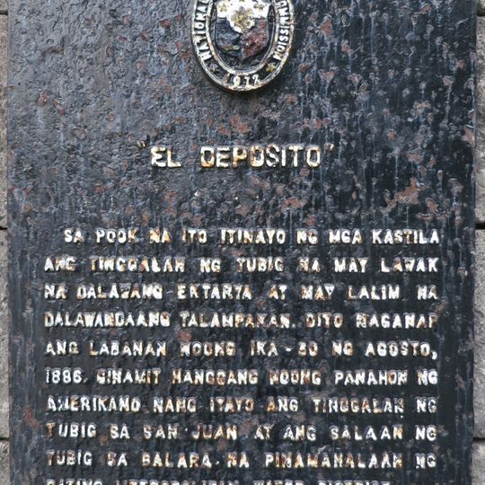El Deposito historical marker