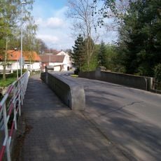 Bridge of K Uhříněvsi street over the Rokytka