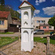 Column shrine near healt centre in Nedvědice