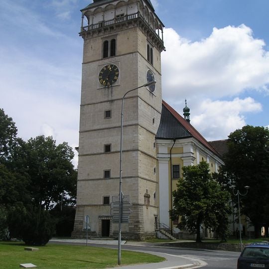 City tower in Dačice