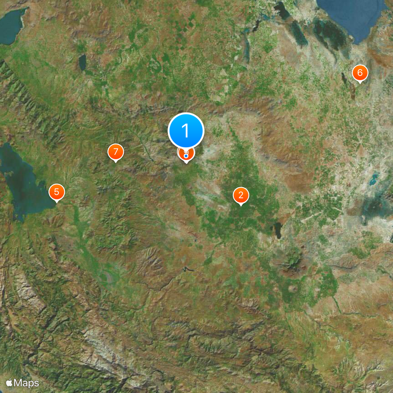 Selçuklu YHT railway station Map