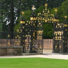 Edney Gates, Inc Flanking Screen And Attached Walls With Opposing Gates To S End Of Middle Court