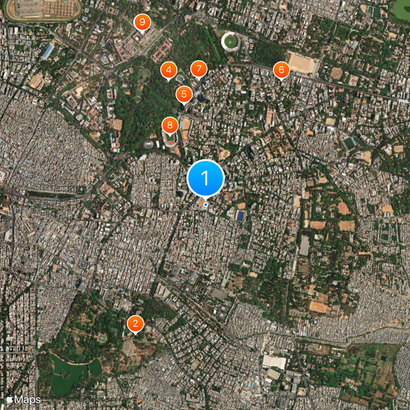St Joseph's College, Bengaluru Map